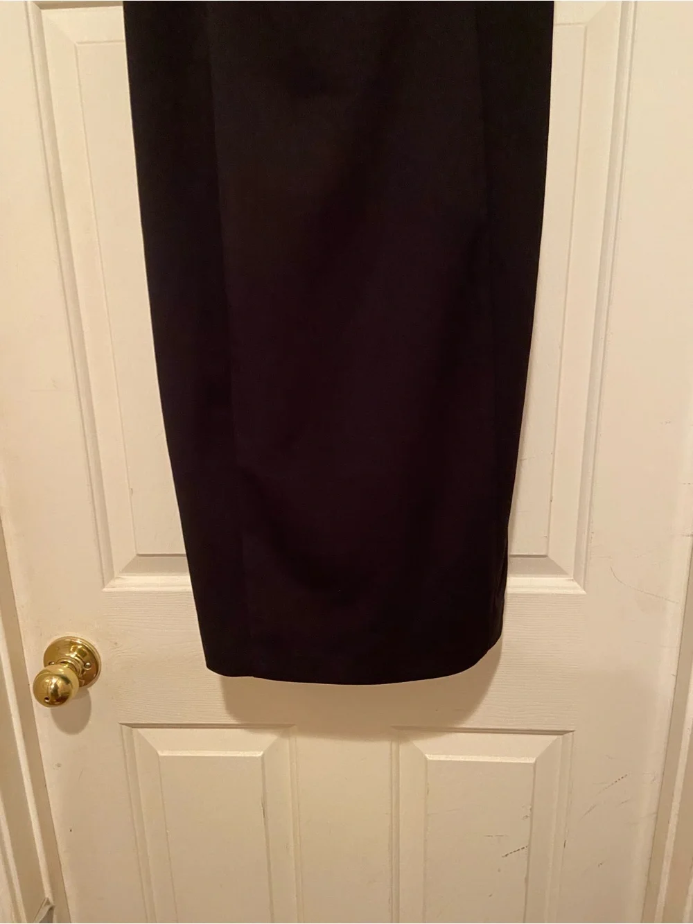 NWT Michael Kors Calvin Klein Collab Size 8 Black Short-Sleeve Midi Sheath Dress